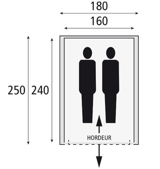 Bardani Escape 180 | Pop Up Tent | 2 Persoons Tent