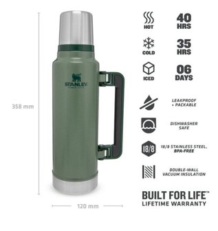 Stanley Legendary Classic Bottle | 1.4 Liter| Thermosfles