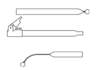 Voortentspanstok Aluminium met Quickgrip