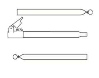 Aluminium verandastang met Quickgrip
