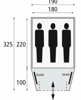 Safarica Kenia 190 TC | | Koepeltent | 3 Persoons Tent  | AANBIEDING