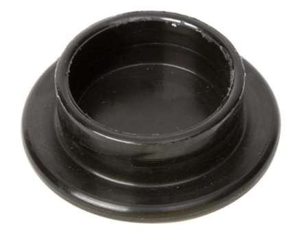 Tentstokvoet zwart | 28/48 mm | 4 Stuks