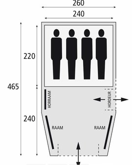 Plattegrond Blackhawk 260