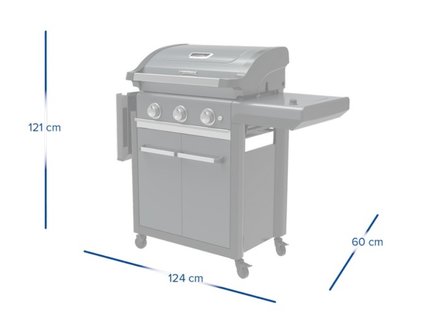 Campingaz 3 Series Premium S | Tijdelijk met gratis Campingaz 360 Grill t.w.v. 99,00 Euro*