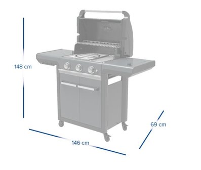 Campingaz 3 Series Premium S | Tijdelijk met gratis Campingaz 360 Grill t.w.v. 99,00 Euro*