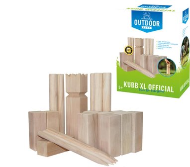Outdoor Play Kubb Game XL Official