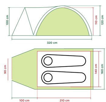 Coleman Darwin 2 Plus | Koepeltent | 2 Persoons Tent