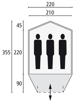 Safarica Velocity 3 | Paraplusysteem | 3 Persoons Tent