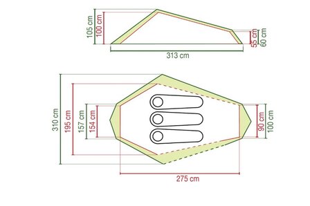 Coleman Cobra 3 Grey | Tunneltent | 2 Persoons Tent