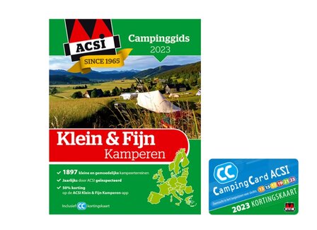 ACSI | Campinggids Klein &amp; Fijn Kamperen | 2023