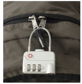 TravelSafe Cijfer Bagageslot met Kabel | TSA