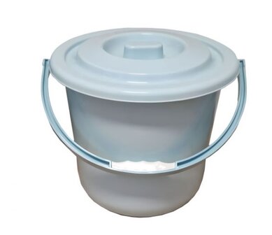 Toiletemmer met Deksel | 6.5 Liter