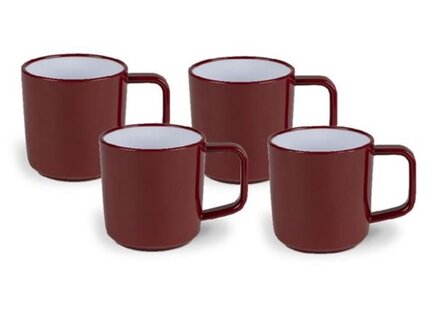 Kampa Ember Red | 4-Delige Bekerset