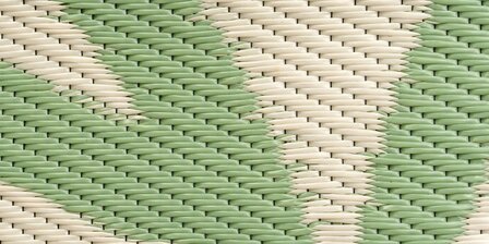 Safarica Safarimat | Branches Groen/Beige  | Buitenkleed | Diverse Maten