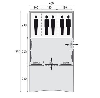 Bardani Spitfire 400 XL Deluxe RSTC | Tunneltent | SHOWMODEL