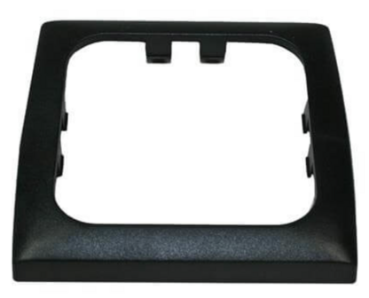 Afdekraam enkel zwart