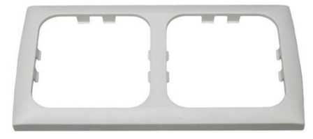 Afdekraam dubbel wit