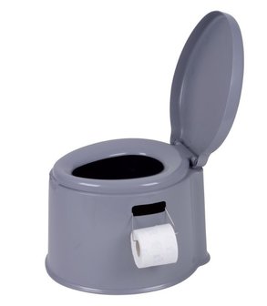 BoCamp Draagbaar Toilet | Grijs