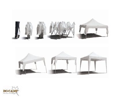 BoCamp Partytent opvouwbaar | 3x3 meter