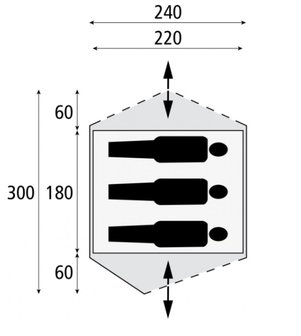 Bardani Stratos 240 | Koepeltent | BCool Serie | 2-3 Persoons Tent