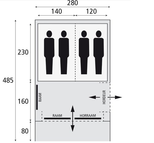 plattegrond bardani spitfire 280