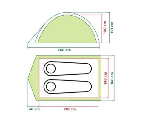 Coleman Darwin 2 | Koepeltent | 2 Persoons Tent