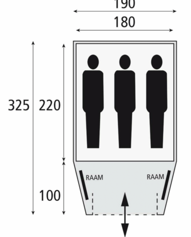 Safarica Kenia 190 TC | | Koepeltent | 3 Persoons Tent