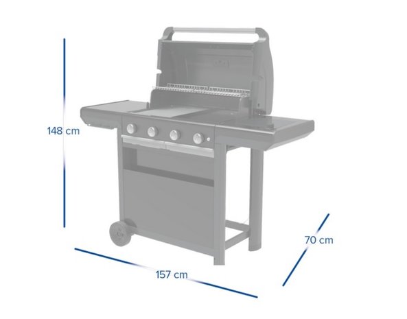 Vlak Waakzaamheid Onafhankelijk Campingaz | 4 Series Select S | Gasbarbecue - Kifra Camping & Vrije Tijd -  Kampeer en Outdoorwinkel