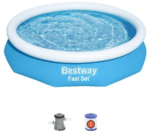 Bestway Fast Set Rond 305 | Zwembad inclusief pomp