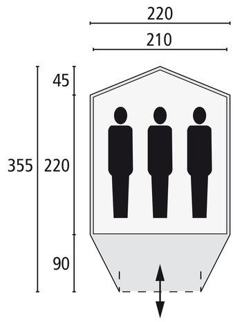 Safarica Velocity 3 | Paraplusysteem | 3 Persoons Tent