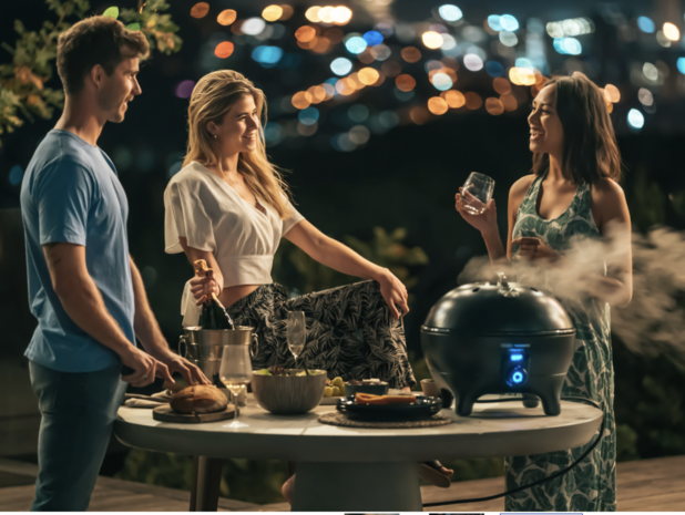 CADAC E-braai 40 FS Black | Elektrische Barbecue | SHOWMODEL