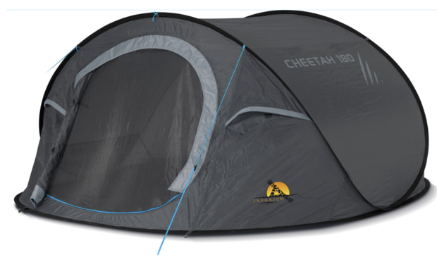 Safarica Cheetah 180 | Pop-Up Tent | 2 Persoons Tent