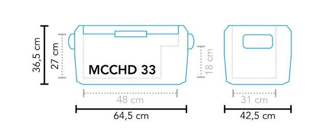 Mestic Koelbox Compressor MCCHD-33 AC/DC