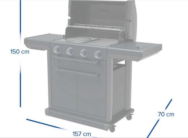Campingaz 4 Series Onyx S | | Luxe Buitenkeuken 