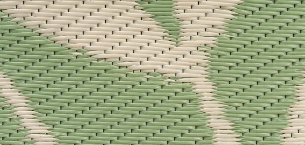 Safarica Safarimat | Branches Groen/Beige  | Buitenkleed | Diverse Maten