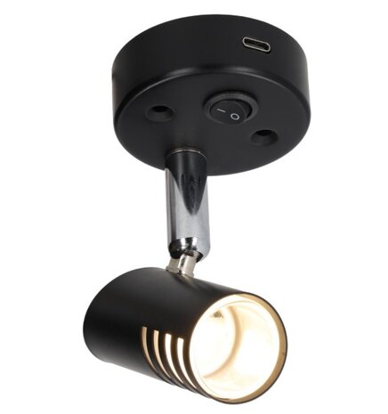 Sao Opbouwspot met Schakelaar  en USB C | 12 Volt