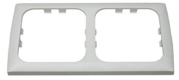 Afdekraam dubbel wit