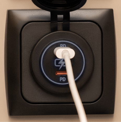 Haba Powerline 2xUSB-C PD Lader