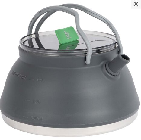 BoCamp Theeketel DLX | Opvouwbaar | 1.5L