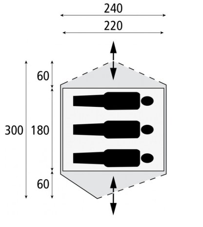 Bardani Stratos 240 | Koepeltent | BCool Serie | 2-3 Persoons Tent